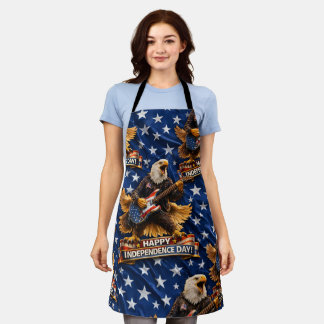 Rockstar American Eagle, happy Independence Day al Apron