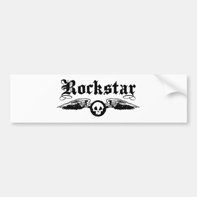 Rockstar Bumper Sticker (Front)
