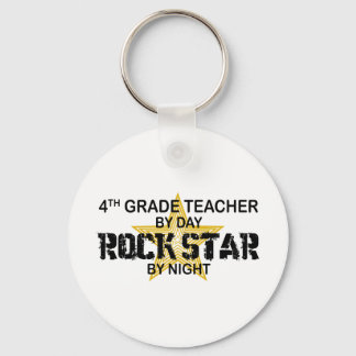 Rockstar by Night - 4th Grade Keychain