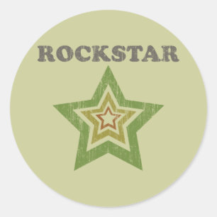 Rockstar Classic Round Sticker