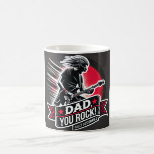 Rockstar Dad Electric Guitar Father's Day Coffee Mug