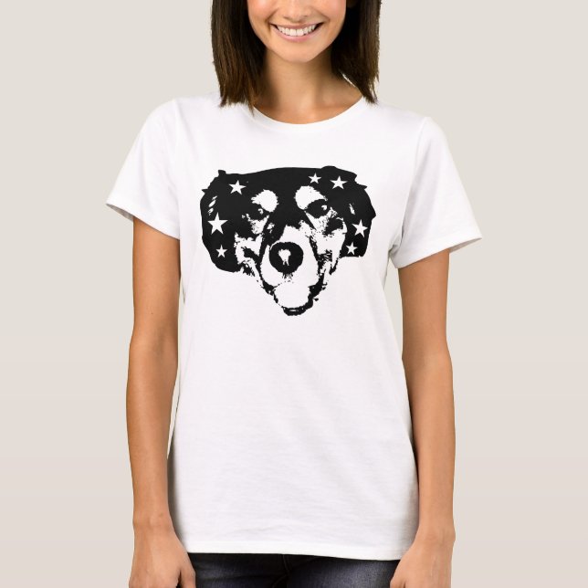 rockstar dog T-Shirt (Front)