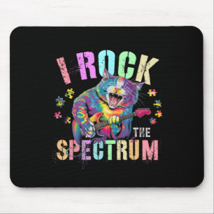 Rockstar I Rock The Spectrum Autism Mom Motivation Mouse Pad