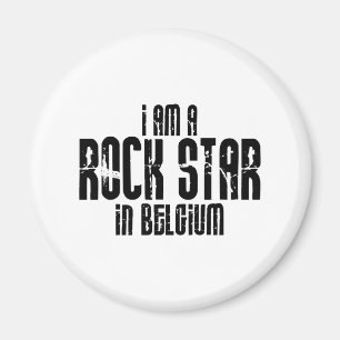 Rockstar In Belgium Magnet