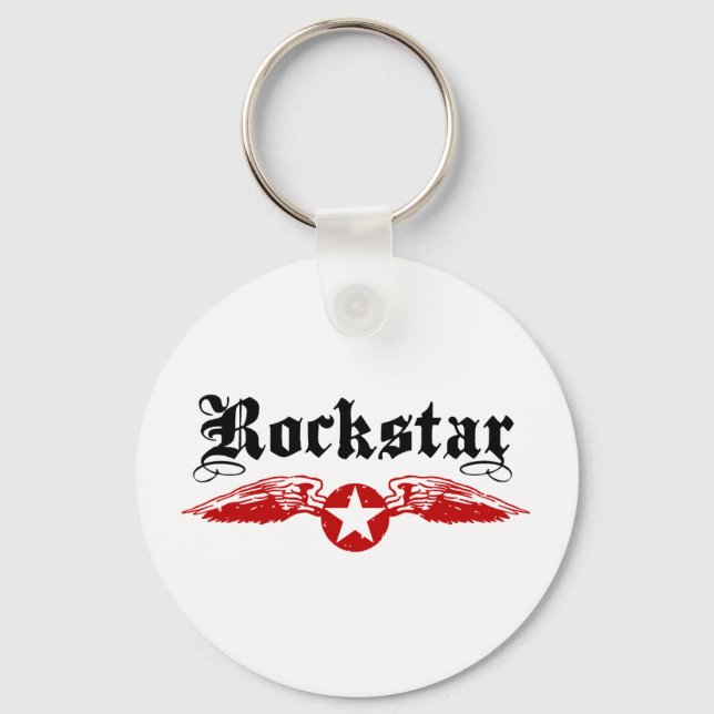 Rockstar Keychain (Front)