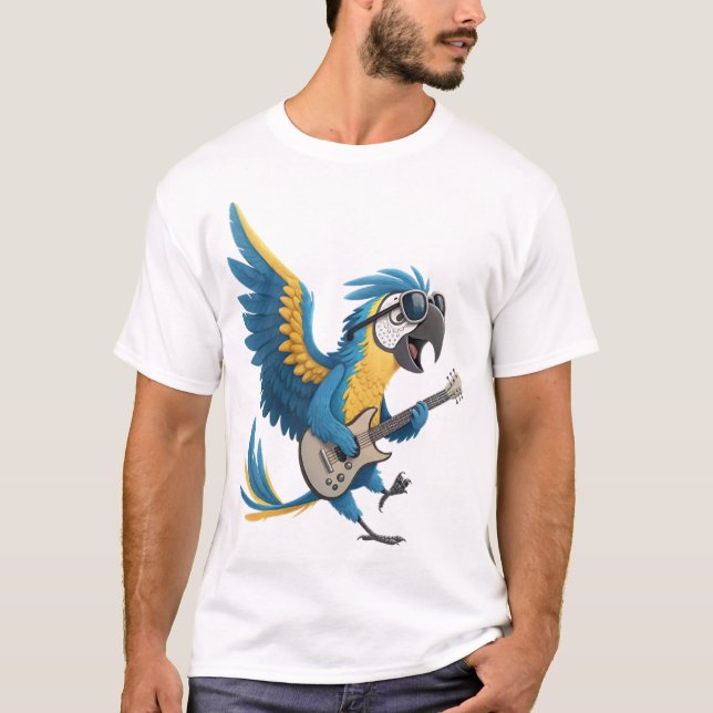 ROCKSTAR MACAW T-Shirt (Front)