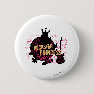 Rockstar Princess 2 Inch Round Button