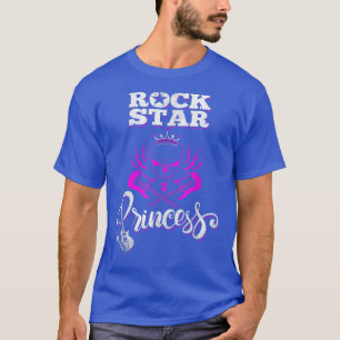 Rockstar Princess Cute Girls Rockers Novelty Rock T-Shirt