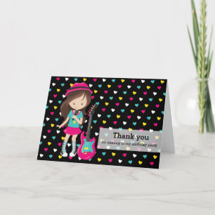 Rockstar Thank you Card