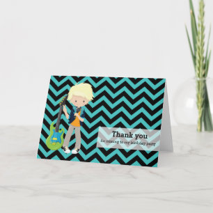 Rockstar Thank you Card