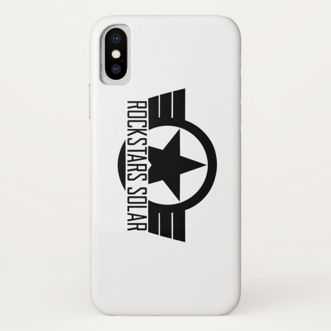 Rockstars Solar Iphone X Case (Back)