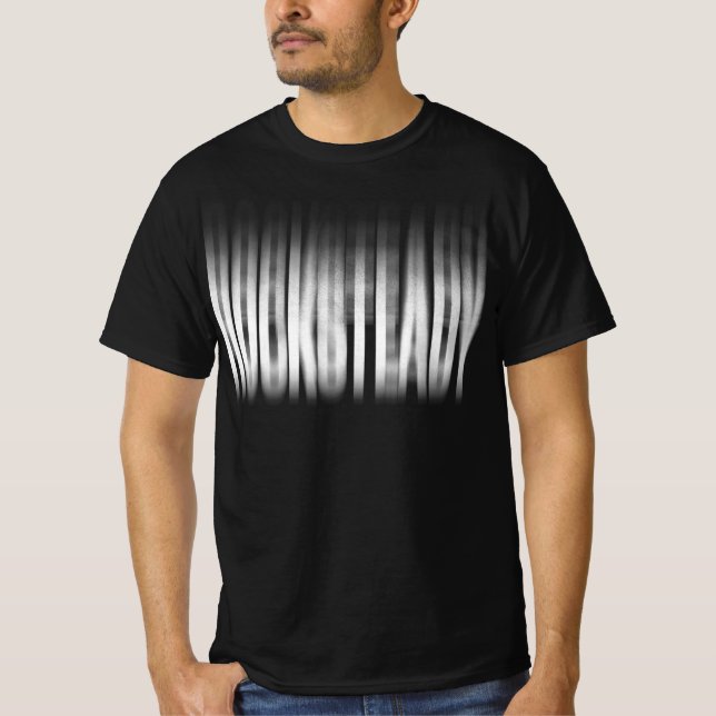 Rocksteady Blurred Effect Typography Reggae T-Shirt (Front)