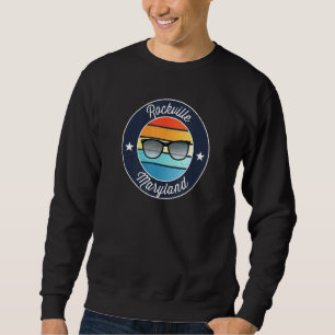 Rockville Maryland MD Vacation Souvenir Sunglasses Sweatshirt