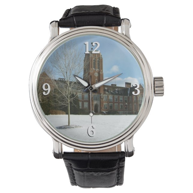 Rockwell in Winter at Grove City College Watch (Front)