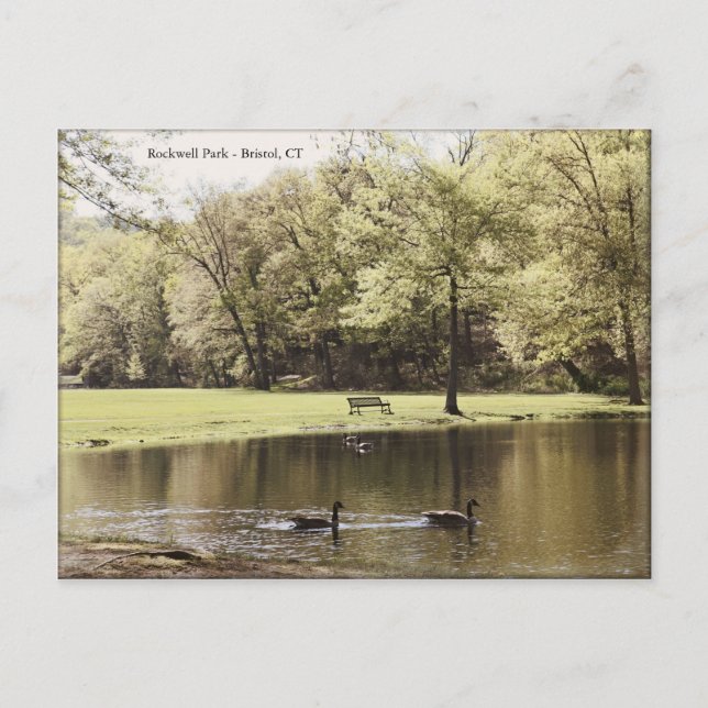 Rockwell Park, Bristol CT - Carte postale (Devant)