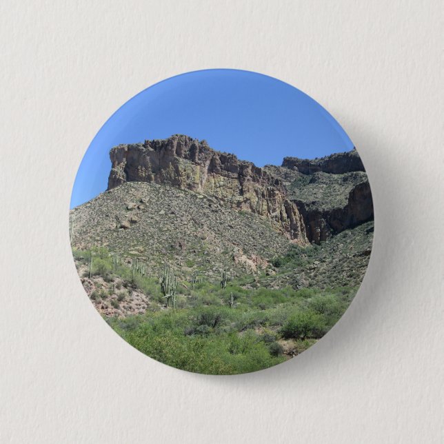 Rocky Apache Trail 2 Inch Round Button (Front)