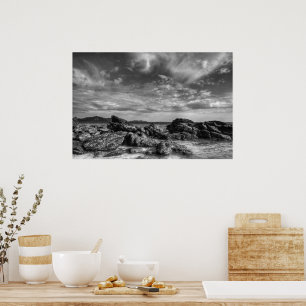 Rocky beach poster