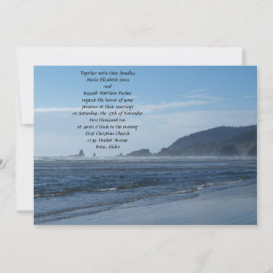 Rocky Beach Wedding Invitations
