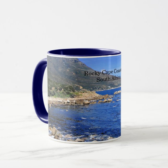 Rocky Cape Coastline, S. Africa, Mug (Front Left)