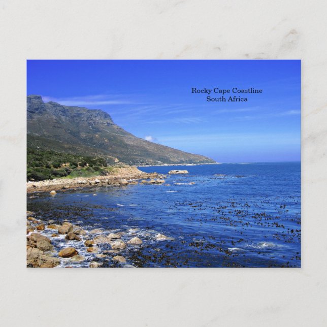 Rocky Cape Coastline, S. Africa, Postcard (Front)