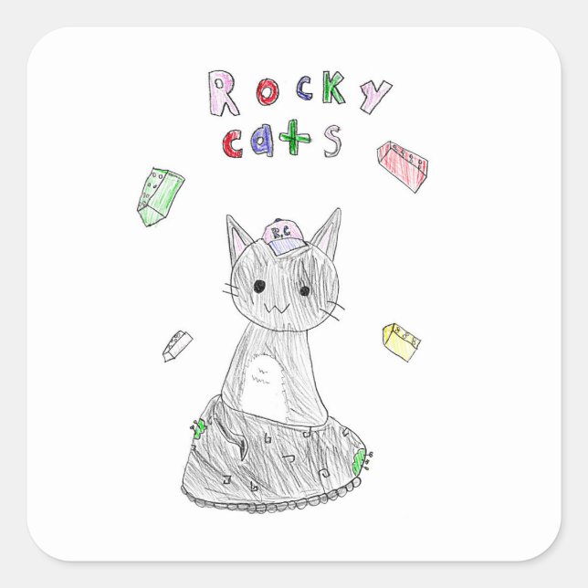 Rocky Cats sticker (Front)