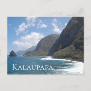 Rocky Cliffs Moloai Island,Kalaupapa National Park Postcard