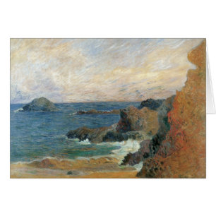 Rocky Coast by Paul Gauguin, Vintage Impressionism