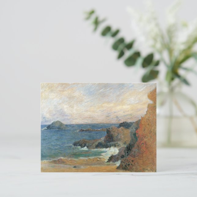 Rocky Coast by Paul Gauguin, Vintage Impressionism (Standing Front)