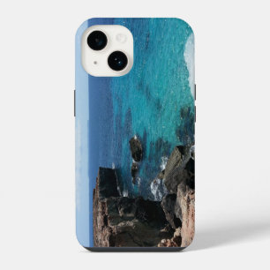 Rocky Coast, Crashing Waves, Mallorca iPhone 14 Case