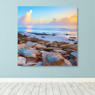 Rocky Coast shore Ocean Canvas