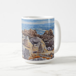 Rocky Coastline of Monterey Coffee Mug