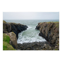 Rocky coastline of Northern Ireland