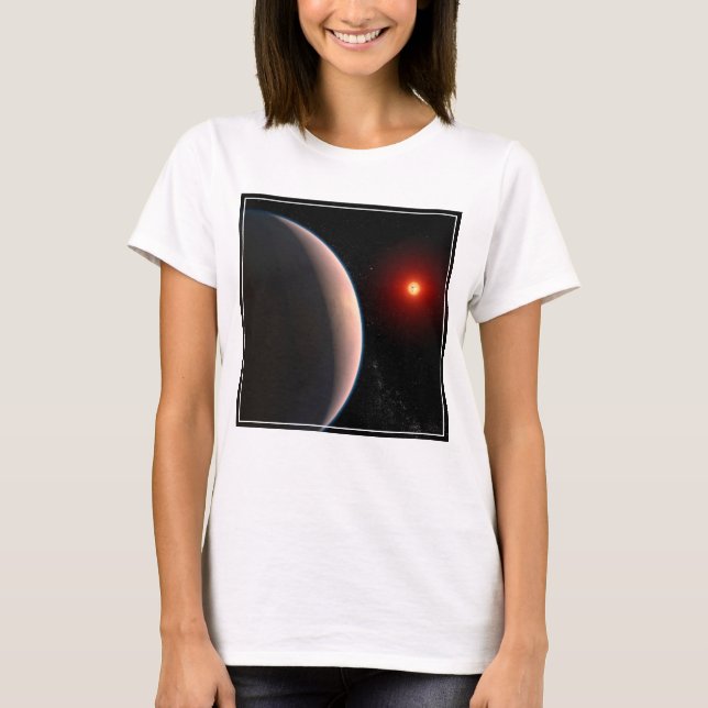 Rocky Exoplanet Gj 486 B Orbiting A Red Dwarf Star T-Shirt (Front)