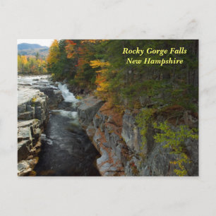 Rocky Gorge Falls, NH Carte postale