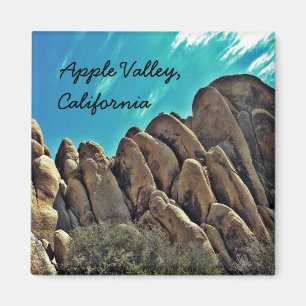 Rocky hills of Apple Valley, Ca. magnet