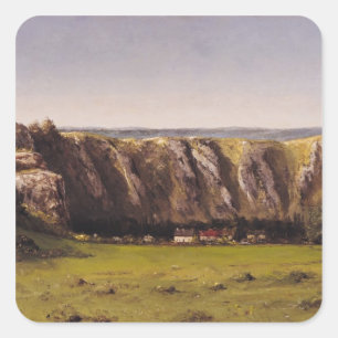 Rocky landscape near Flagey Square Sticker