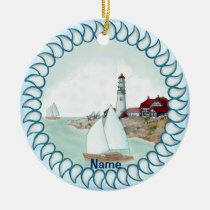 Rocky Lighthouse ornament