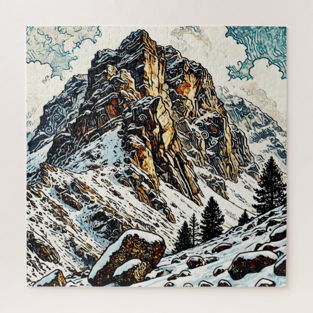 Rocky Mountain 600 Piece Puzzle (Vertical)