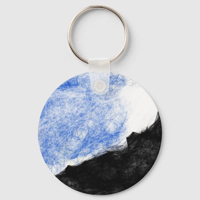 rocky Mountain and dream Keychain (Front)