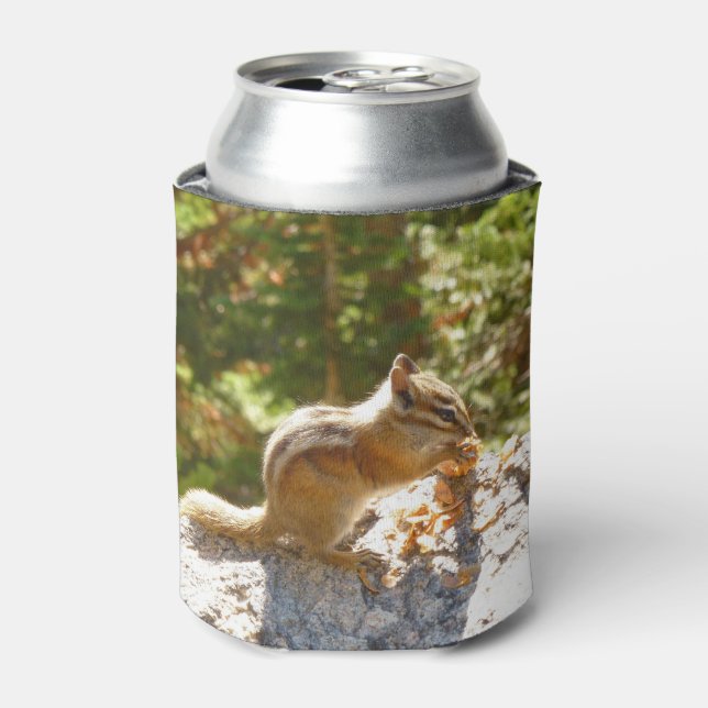 Rocky Mountain Chipmunk Can Cooler (Can Front)