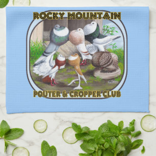 Rocky Mountain Club Logo Kitchen Towel