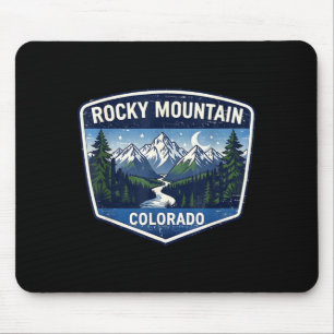 Rocky mountain colorado nature hiking adventure mouse pad