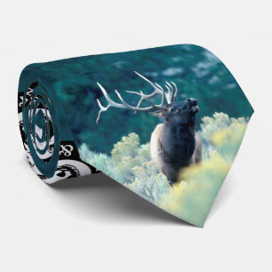 Rocky Mountain Elk Tie