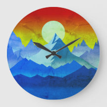 Rocky Mountain Golden Hour Sun Art