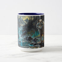 Rocky Mountain Gray Wolf Art