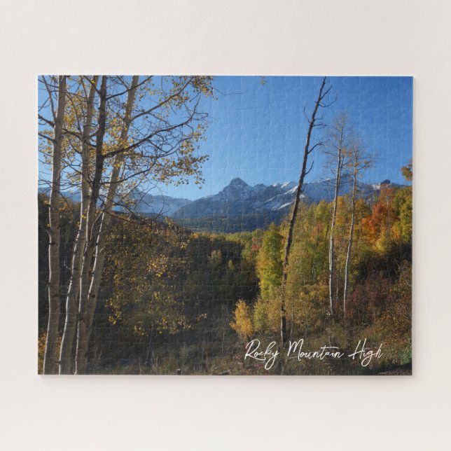Rocky Mountain High Colorado Holiday Jigsaw Puzzle (Horizontal)