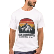 Rocky Mountain High Vintage Hiking Design
