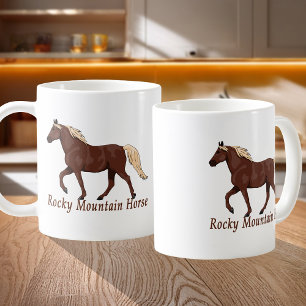 Rocky Mountain Horse Chocolate Flaxen Coffee Mug