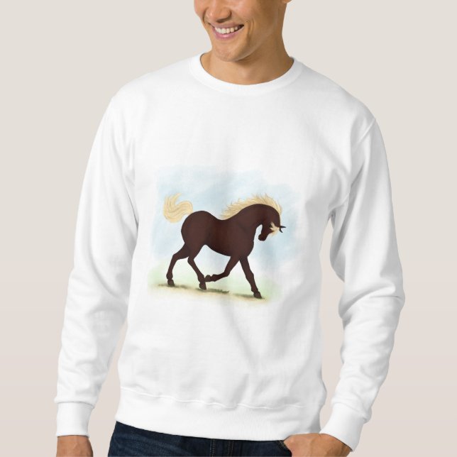 Rocky Mountain Horse Equestrian Sweatshirt (Front)