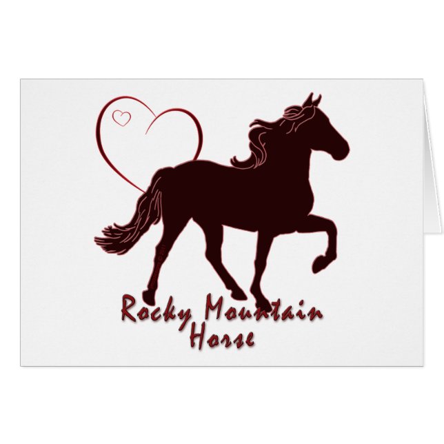 Rocky Mountain Horse Hearts (Front Horizontal)